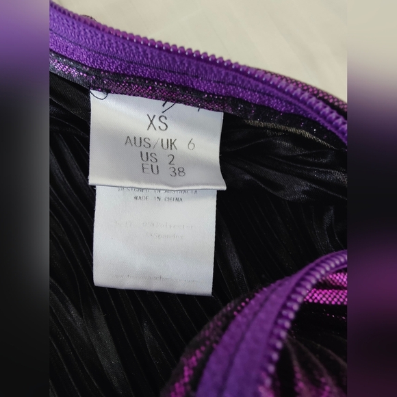 Bronx and Banco Florence Purple Gown Sz XS - Picture 14 of 15